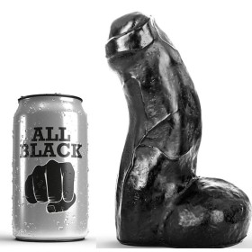 ALL Black - Realistic Black Dong 17 CM – Penes realistas