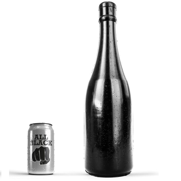 TODO Negro - Botella 39,5 CM - Tapones anales