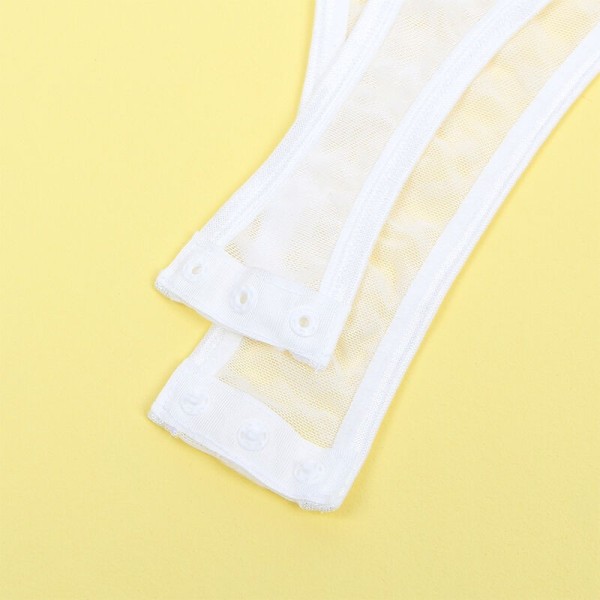 SUBBLIME - 954284 BODY AVEC CHAÎNES + PORTE-JARRETELLES BLANC S/M SUBBLIME BODIES