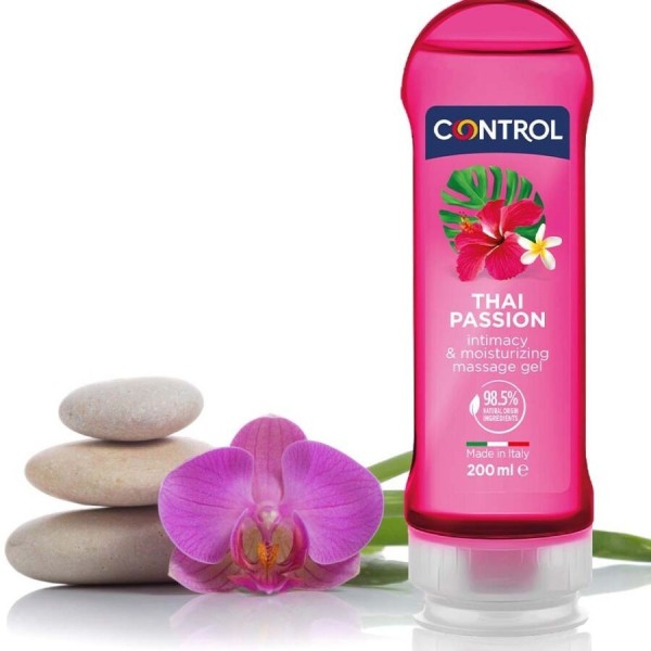 CONTROL - LUBRICANTES 2 EN 1 MASAJE Y PLACER THAI PASSION 200 ML 