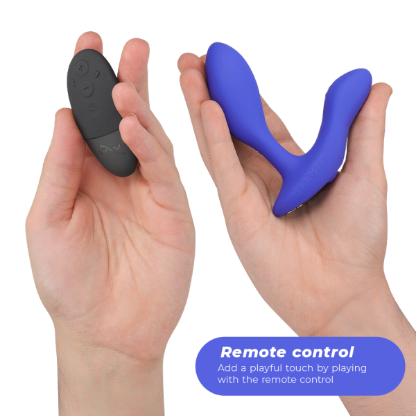 WE-VIBE Masseur de Prostate Vector+ Bleu - Qualité Premium, Livraison Discrète