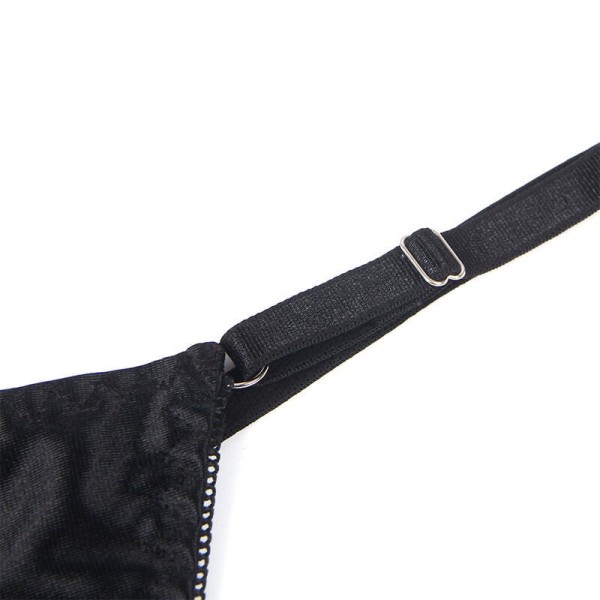 SUBBLIME - 955199 ENSEMBLE SOUTIEN-GORGE AVEC NŒUD NOIR RÉGLABLE S/M SUBBLIME SETS