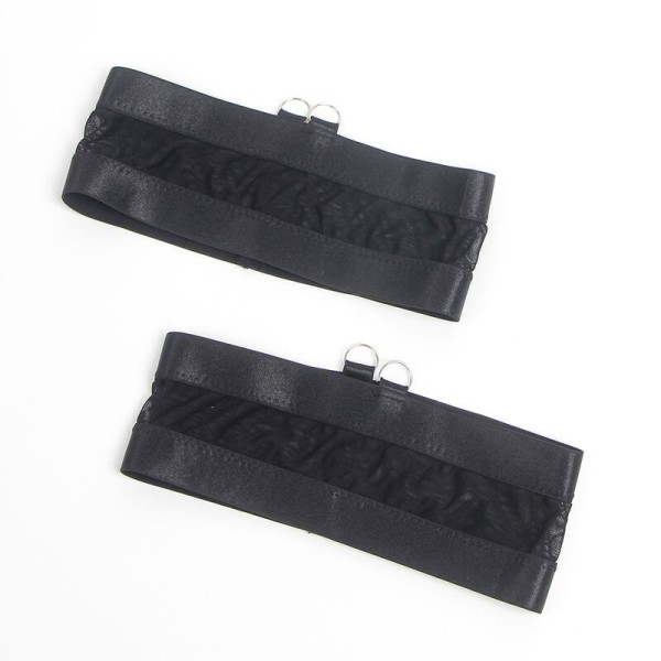 SUBBLIME - 955236 CONJUNTO DE SUTIÃ BONDAGE PRETO COM LIGA S/M CONJUNTOS SUBBLIME