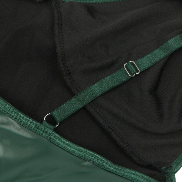 SUBBLIME - 955441 ROBE À BRETELLES EN CUIR VERT L/XL SUBBLIME DRESSES