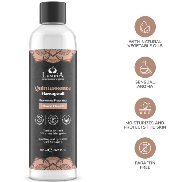 INTIMATELINE LUXURIA - HUILE DE MASSAGE CHOCOLAT 150 ML INTIMATELINE