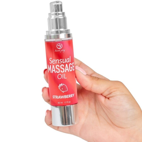 SECRETPLAY - HUILE DE MASSAGE À LA FRAISE SECRETPLAY COSMETIC