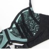 SUBBLIME - 955564 CONJUNTO DE BRA COM ZIP DE COURO VERDE L/XL CONJUNTOS SUBBLIME
