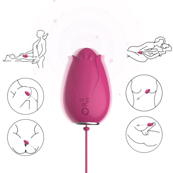 Vibromasseur Mandala Egg G-Spot Fuchsia – Qualité Premium, Livraison Discrète