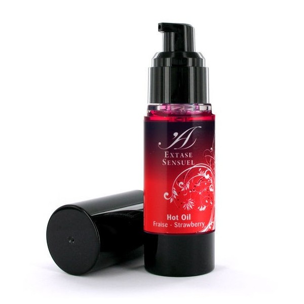EXTASE SENSUAL - ÓLEO ESTIMULANTE DE CALOR DE MORANGO 30 ML EXTASE SENSUAL