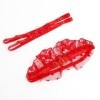 SUBBLIME - 957506 ENSEMBLE SOUTIEN-GORGE ET JARRETELLE EN DENTELLE ROUGE S/M SUBBLIME SETS