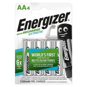 ENERGIZER Piles Rechargeables AA 2300mAh - Pas Cher & Discrètes