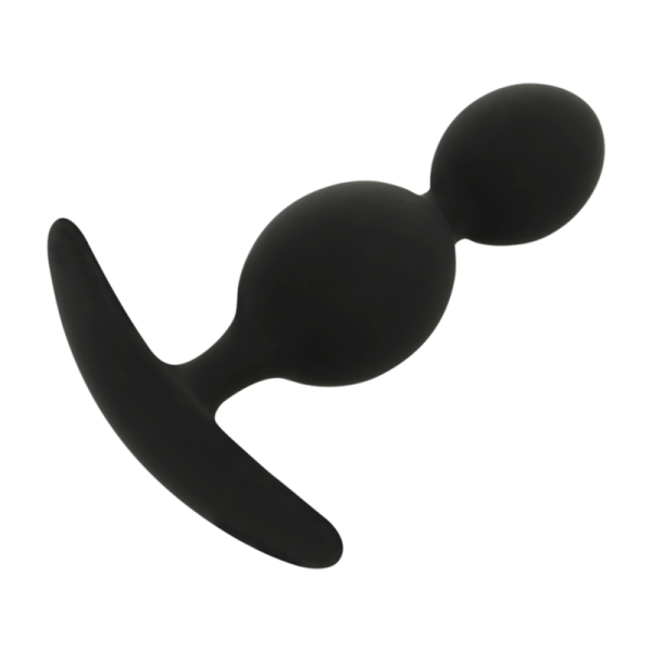 Plug ORSON 9cm Silicone - Qualité Premium, Discrétion - BLACK&SILVER
