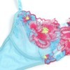SUBBLIME - 957643 ENSEMBLE SOUTIEN-GORGE ET PORTE-JARRETELLES BRODÉ FLEURS ROSE S/M SUBBLIME SETS