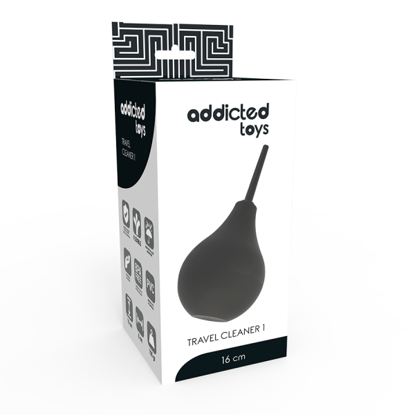 Adiccted Toys - Douche Anal Noir – Nettoyage intime