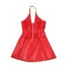 SUBBLIME - 957728 ROBE EN CUIR À FERMETURE ÉCLAIR EN DENTELLE ROUGE S/M SUBBLIME DRESSES