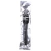 ALL Black - Douche Anal Ridée EN Silicone 27 CM