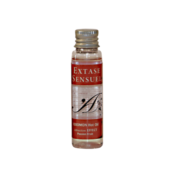 EXTASE SENSUAL - HUILE DE MASSAGE EFFET THERMIQUE AUX PHÉROMONES DE FRUITS DE LA PASSION VOYAGE 35 ML EXTASE SENSUAL