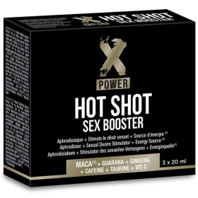 XPOWER - HOT SHOT SEX BOOSTER: Augmentation Libido, Discrétion & Qualité