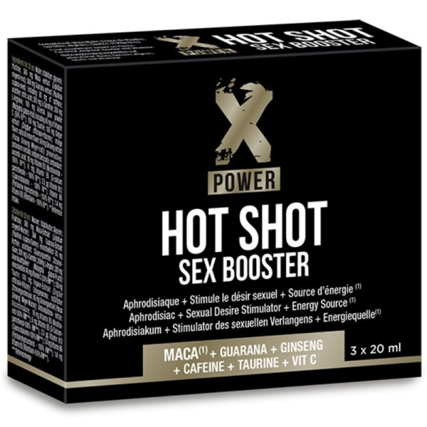 XPOWER - HOT SHOT SEX BOOSTER: Augmentation Libido, Discrétion & Qualité