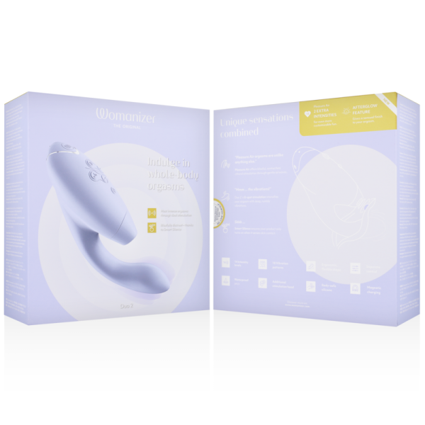 WOMANIZER - DUO 2 Stimulateur Lilas | Qualité Premium, Discrétion