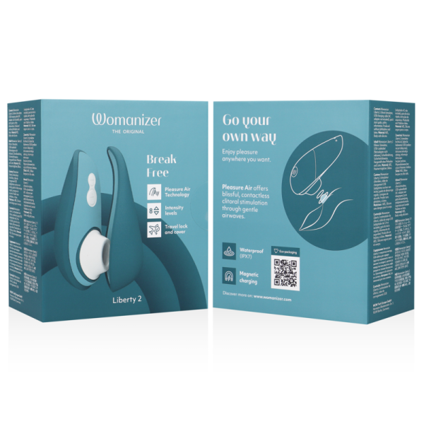 WOMANIZER - LIBERTY 2 - Stimulateur Clitoris | Livraison Discrète, Plaisir Optimal