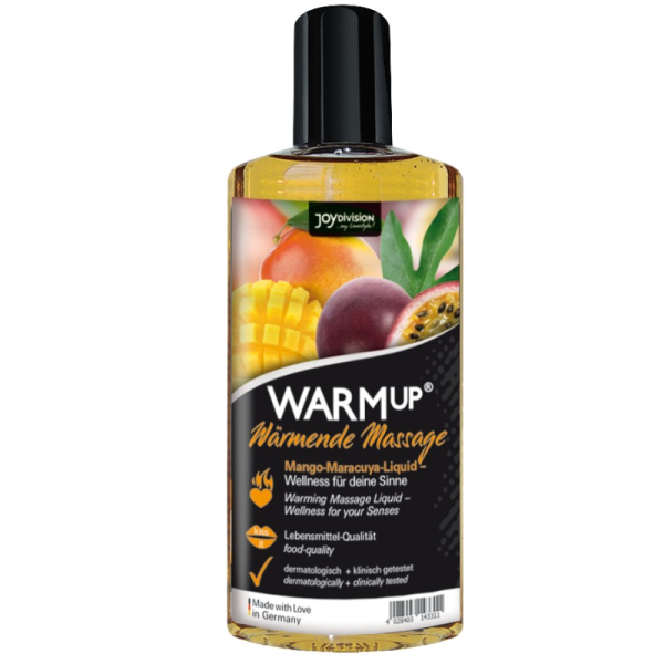 JOYDIVISION AQUAGLIDE - HUILE DE MASSAGE WARMUP MANGUE ET MARACUYA 150 ML JOYDIVISION AQUAGLIDE