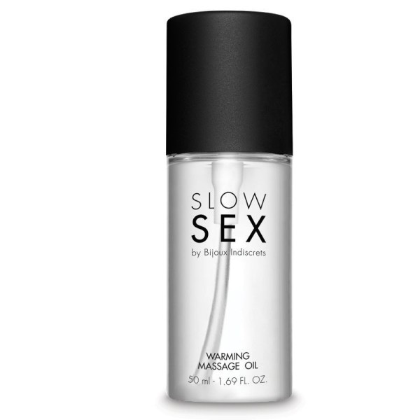 BIJOUX - HUILE DE MASSAGE SEXE LENT EFFET CHALEUR 50 ML BIJOUX SLOW SEX