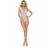 PASSION - BS109 BODYSTOCKING MARIPOSA BLANCO BODYSTOCKING MUJER P