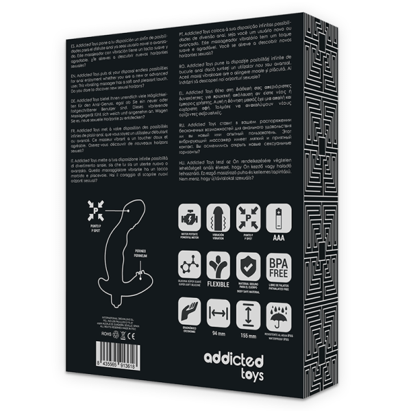 Addicted Toys - Stimulateur Anal Prostate Réaliste Silicone P-...