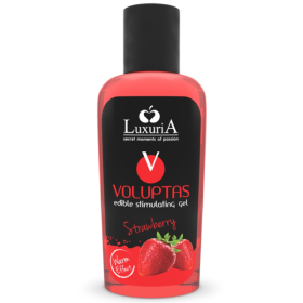 INTIMATELINE LUXURIA - VOLUPTAS GEL DE MASSAGE COMESTIBLE EFFET CHAUFFANT - FRAISE 100 ML INTIMATELINE LUXURIA