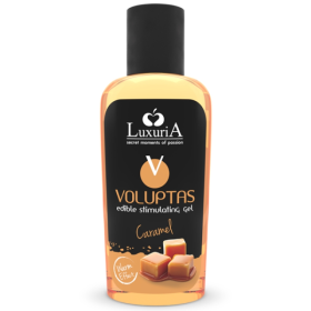 INTIMATELINE LUXURIA - VOLUPTAS GEL DE MASSAGE COMESTIBLE EFFET CHAUFFANT - CARAMEL 100 ML INTIMATELINE LUXURIA