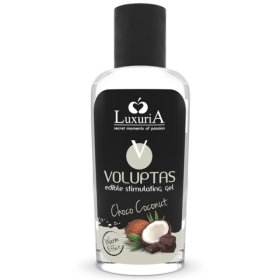 INTIMATELINE LUXURIA - VOLUPTAS GEL DE MASSAGE COMESTIBLE EFFET CHAUFFANT - NOIX DE COCO ET CRÈME 100 ML INTIMATELINE LUXURIA