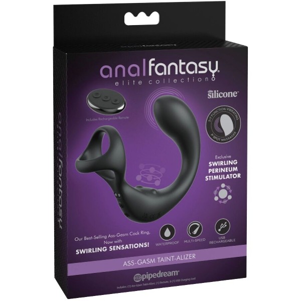 Anal Fantasy Elite Collection - Masseur Anal Vibrant Avec Télé...