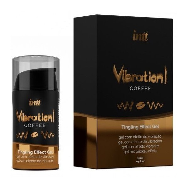 INTT MASSAGE & ORAL SEX - GEL DE MASSAGE SAVEUR CAFÉ EFFET CHAUD INTT MASSAGE & ORAL SEX