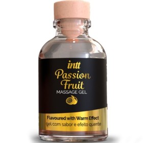 INTT MASSAGE & ORAL SEX - GEL DE MASSAGE SAVEUR FRUIT DE LA PASSION AVEC EFFET CHALEUR INTT MASSAGE & ORAL SEX