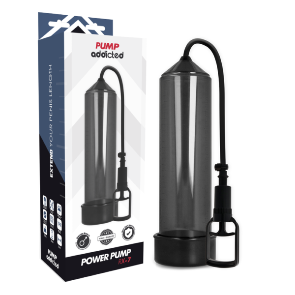 Pump Addicted - RX7 Noir – Pénis Agrandisseur Pompe
