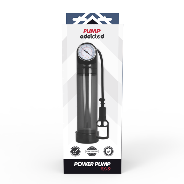 Pump Addicted - RX9 Black - Bomba para agrandar el pene