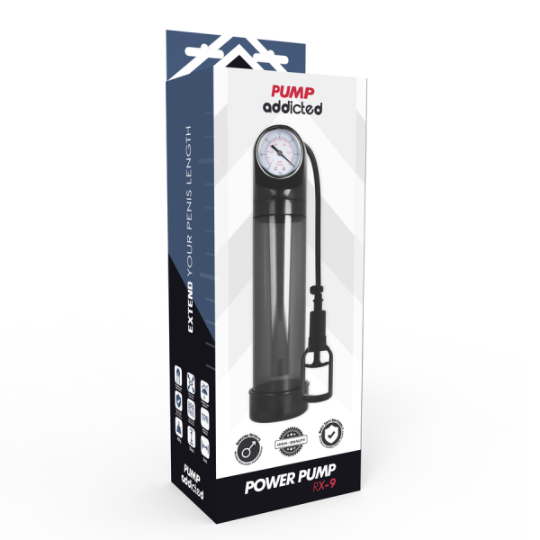 Pump Addicted - RX9 Noir – Pénis Agrandisseur Pompe