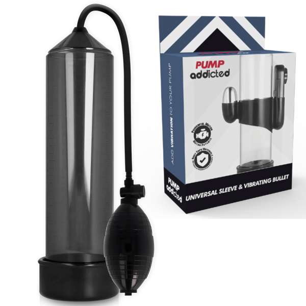 Pump Addicted - Vibrateur RX3 Noir – Pénis Agrandisseur Pompe