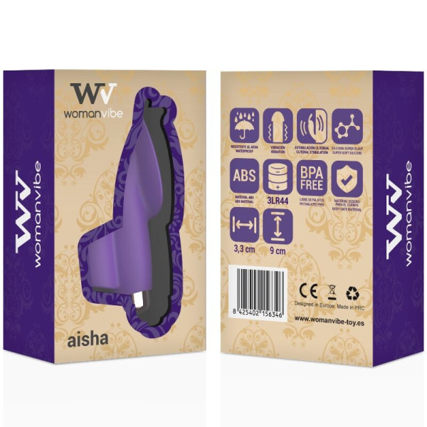 Stimulateur Silicone Aisha Femme - Pas Cher & Discret | WOMANVIBE