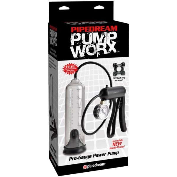 Pump Worx - Bomba potente transparente Pro-Gauge