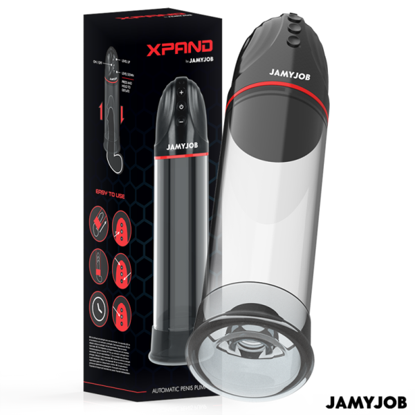 Jamyjob - Xpand Bomba Automática 3 Niveles De Succión Gris