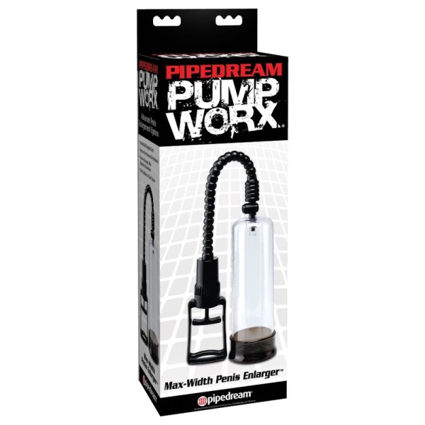 Pump Worx - Alargador de pene de ancho máximo - Bomba para agrand