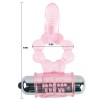 Baile - Anneau Silicone 10 Rythmes DE Langue Avec Vibration Rose