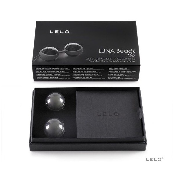 Lelo - Luna Beads Bolas Kegel Negras – Bolas Básicas