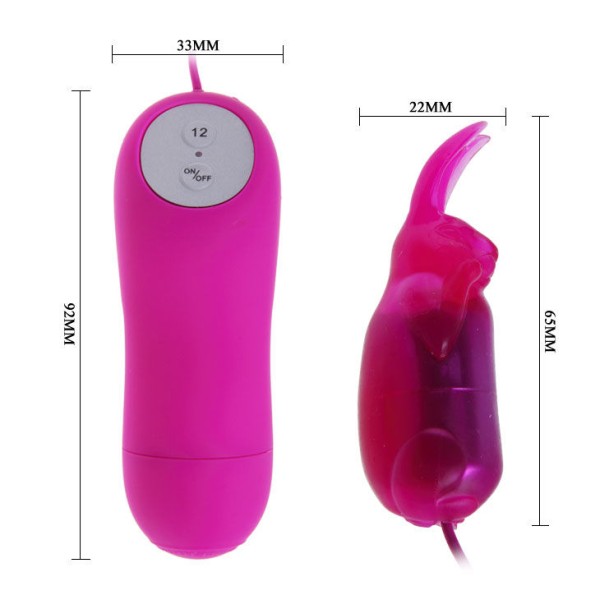 Baile - Vibrateur Cute Secret Bunny 12 Vitesses
