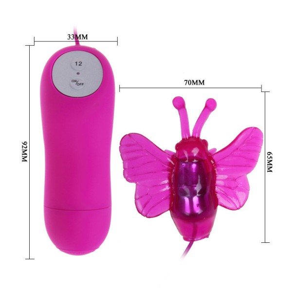 Baile - Vibrateur Stimulateur Papillon Mignon Secret 12V