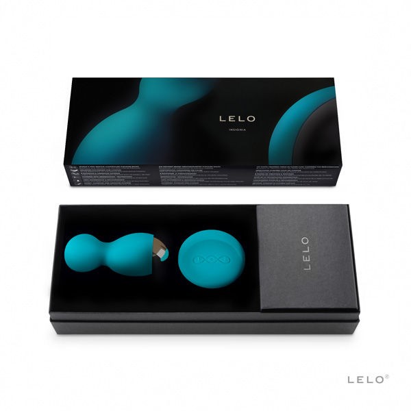 Lelo - Insignia de bolas de hula azules - Control remoto