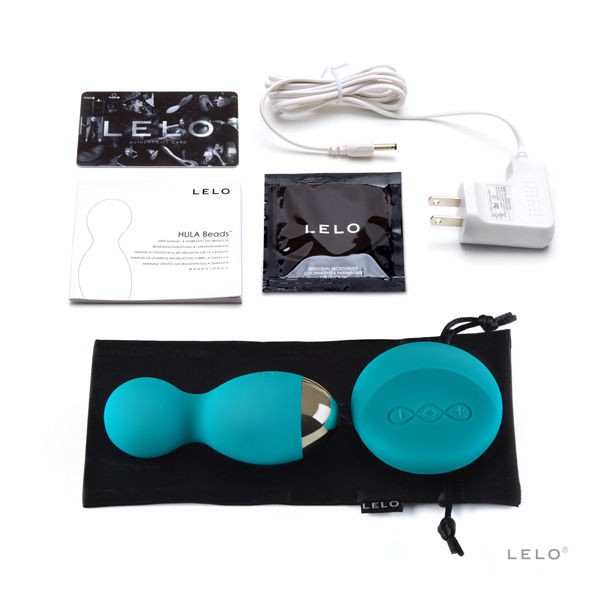 Lelo - Insignia de bolas de hula azules - Control remoto