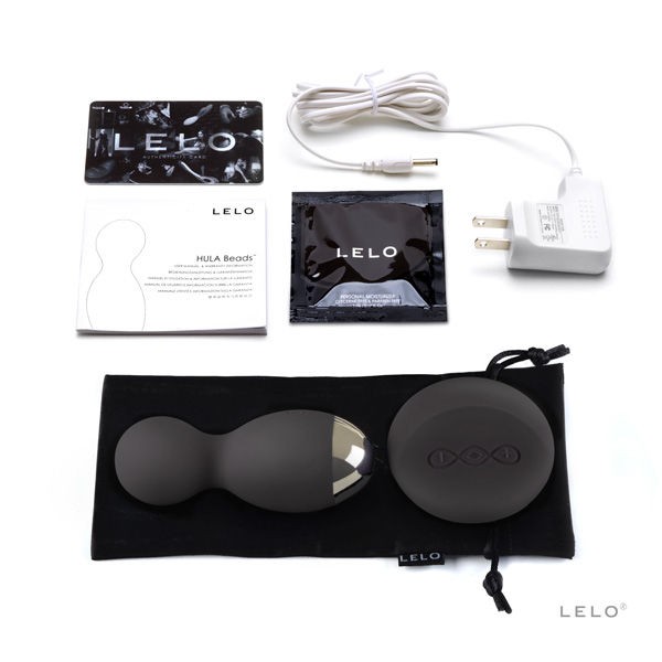 Lelo - Insignia de bolas de Hula negras - Control remoto